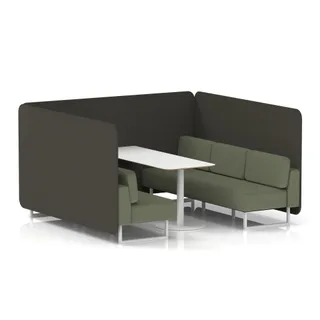 Brixworth Bench Booth in Two Tone