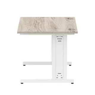 Impulse Straight Desk Cable Managed Leg