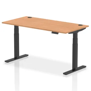 EE - Air Height Adjustable Desk With Cable Ports