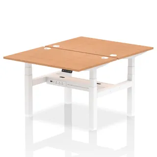 OE - Air Back-to-Back Height Adjustable Bench Desk - 2 Person