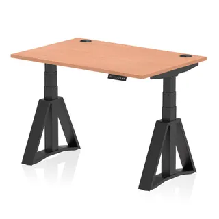 Air Height Adjustable Desk With Cable Ports