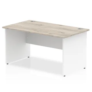 OE - Impulse Straight Desk Panel End Leg Two Tone