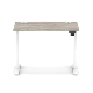 Air Lite Height Adjustable Slimline Desk With Cable Ports