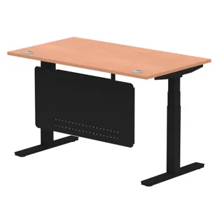Air Height Adjustable Desk With Cable Ports