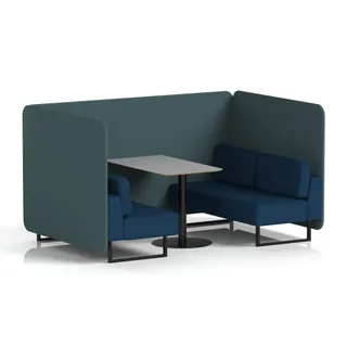 Brixworth Bench Booth in Two Tone