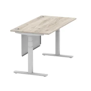 Air Height Adjustable Desk With Cable Ports