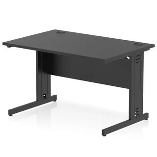 Impulse Straight Desk Cable Managed Leg