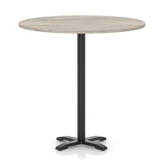 Italia Round Poseur Table With Cross Base