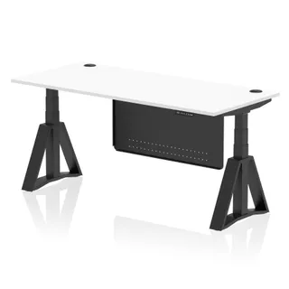 Air Height Adjustable Desk With Cable Ports
