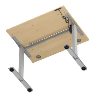 Air Lite Height Adjustable Desk With Cable Ports