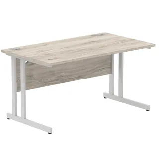 Impulse Straight Desk Cantilever Leg