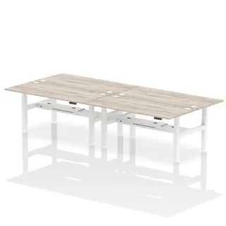 1800 / Grey Oak / White Frame