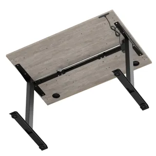 Air Lite Height Adjustable Desk With Cable Ports