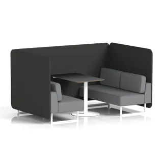Brixworth Bench Booth in Two Tone