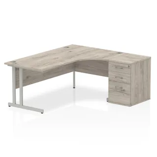 EE - Impulse Cantilever Crescent Desk Workstation