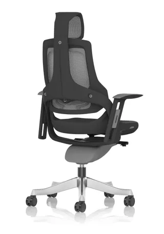 Zure High Back Black Shell Executive Office Chair with Arms