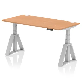 Air Height Adjustable Desk With Cable Ports