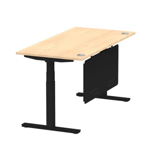Air Height Adjustable Desk With Cable Ports