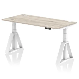 Air Height Adjustable Desk With Cable Ports