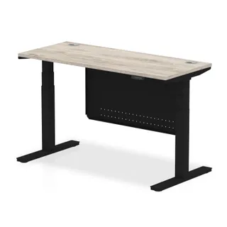 EE - Air Height Adjustable Slimline Desk With Cable Ports