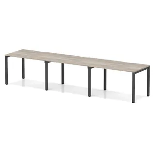 Evolve Plus Single Row Bench Desk - 3 Person