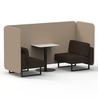 Brixworth Bench Booth in Two Tone